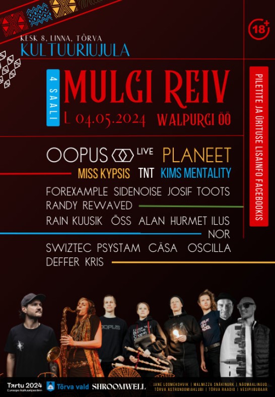 Mulgi Reiv ''Walpurgi öö'' / Oopus (Live), Planeet, Myss Kypsis