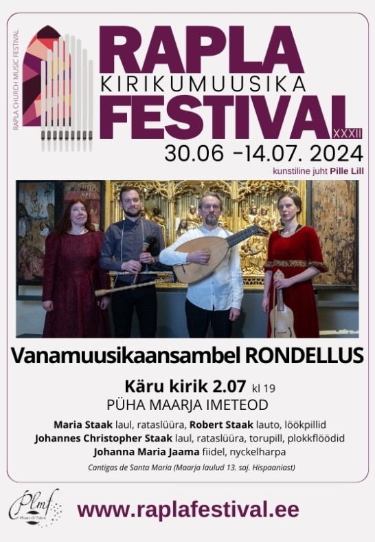 Rapla Kirikumuusika Festivali kontsert "Püha Maarja imeteod"