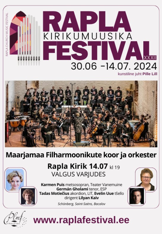 Rapla Kirikumuusika Festivali kontsert "Valgus varjudes"