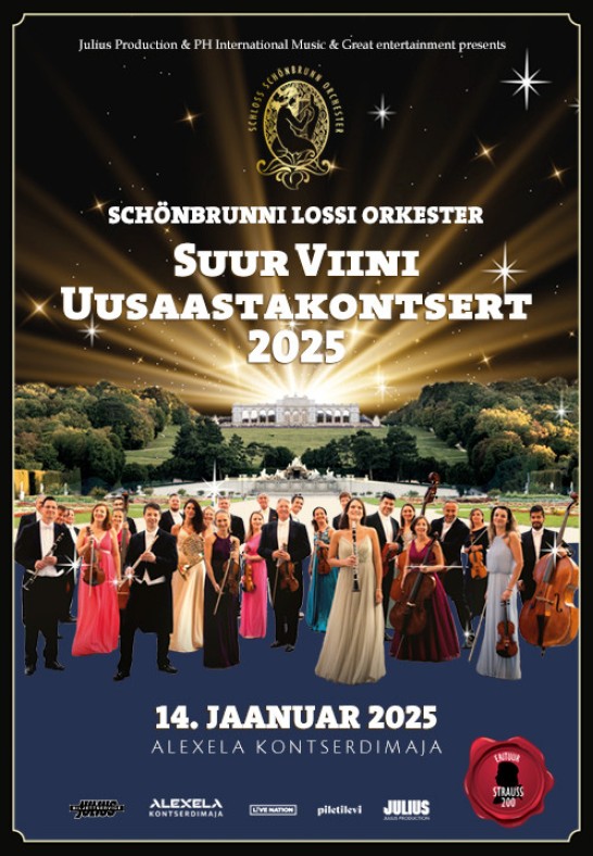 Schönbrunni lossi orkester - Suur Viini Uusaastakontsert 2025