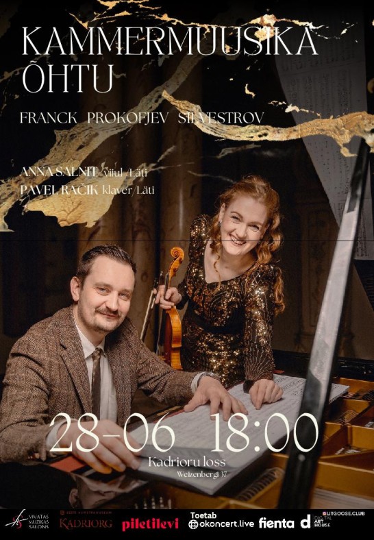 Kammermuusika õhtu: FRANCK. PROKOFJEV. SILVESTROV